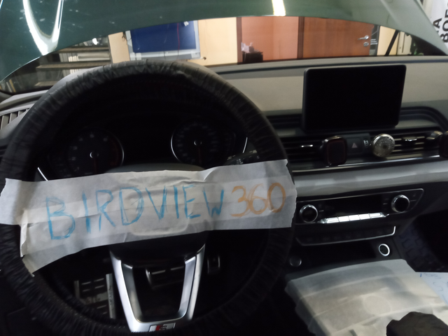 Установка системы кругового обзора на AUDI Q5 