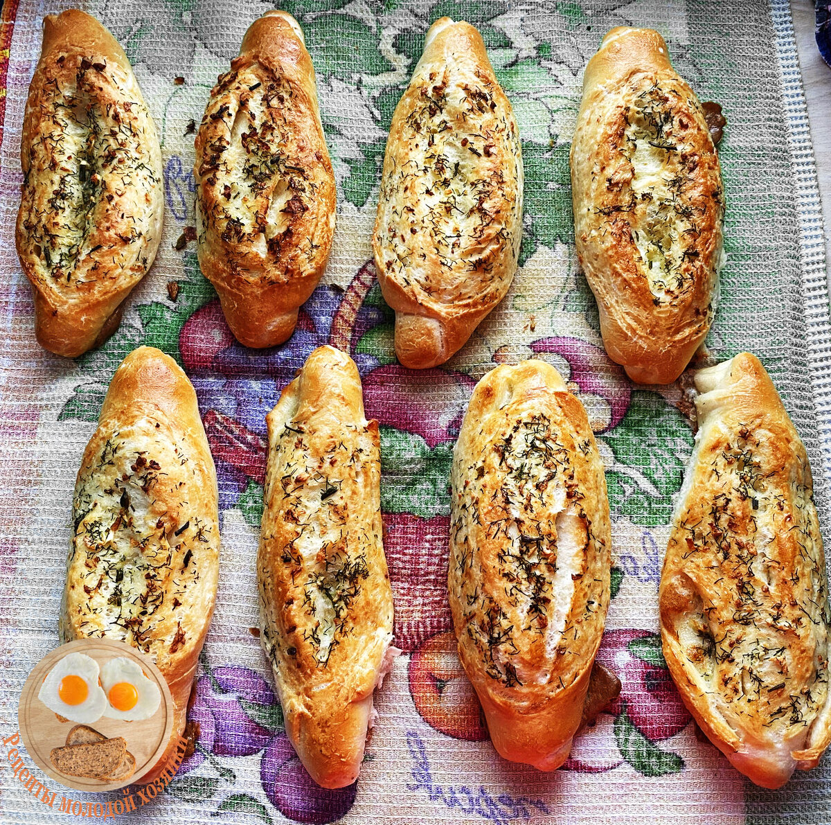 Чесночные "лодочки"