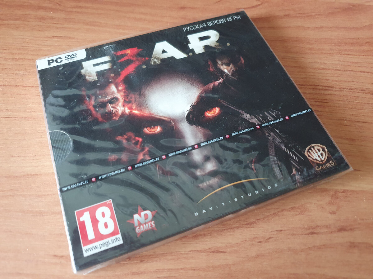 Издание игры F.E.A.R. без с контрольной полосой 