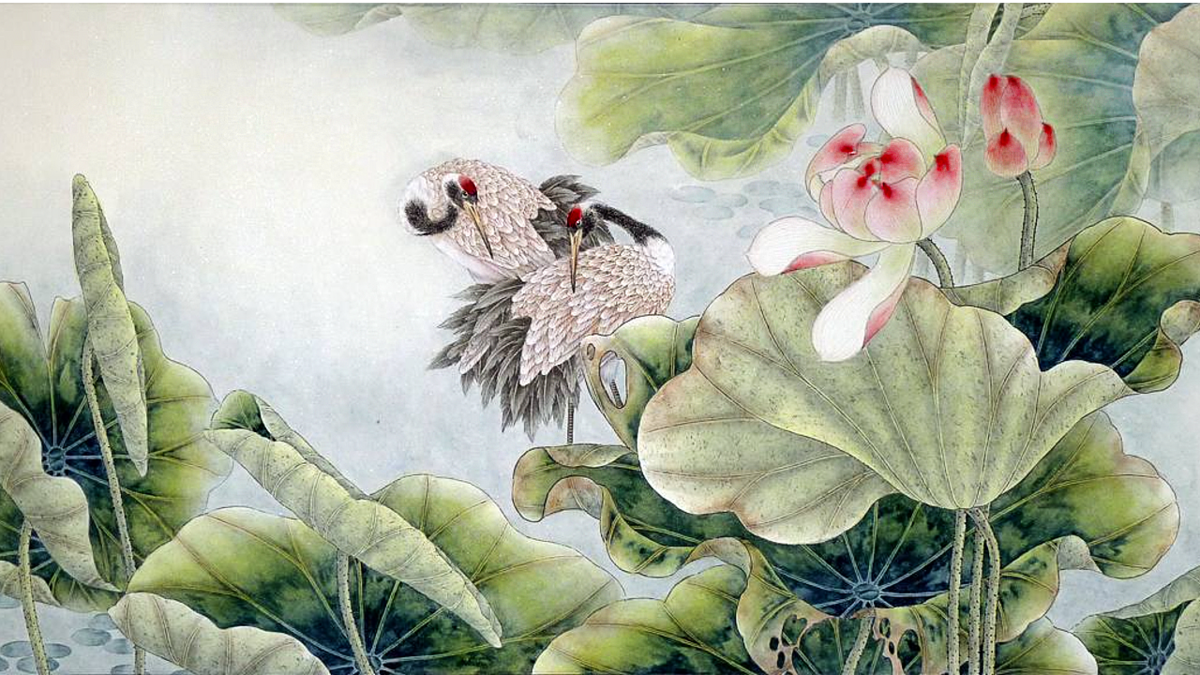 Китайский художник Лу Дахуо, источник pinterest.ru