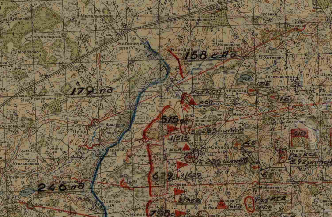 Карта по состоянию на 03.03.1944