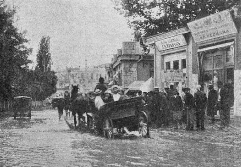 1912 год. Затопленная Набережная