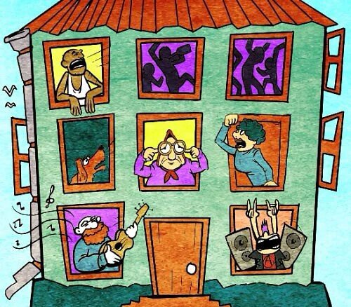 Выбирай квартиру с правильными соседями (Фото взято из открытых источников интернета).