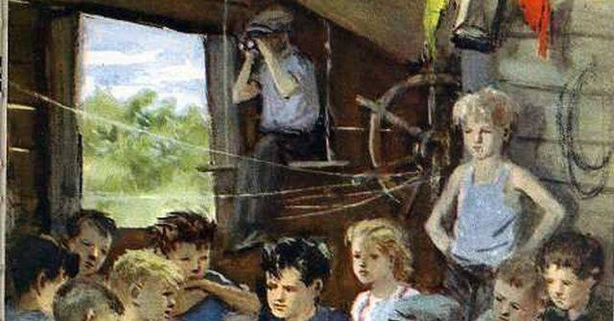 На воротах каких домов тимуровцы рисовали красные звездочки