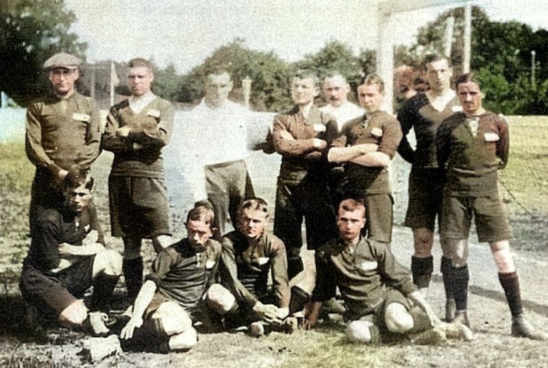 Сборная Российской Империи в Стокгольме. 30 июня 1912 г.