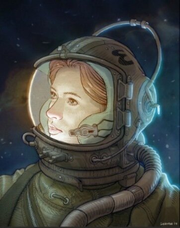 Девушка-космонавт. Изображение из открытых источников. Все права на изображения принадлежат их авторам. 