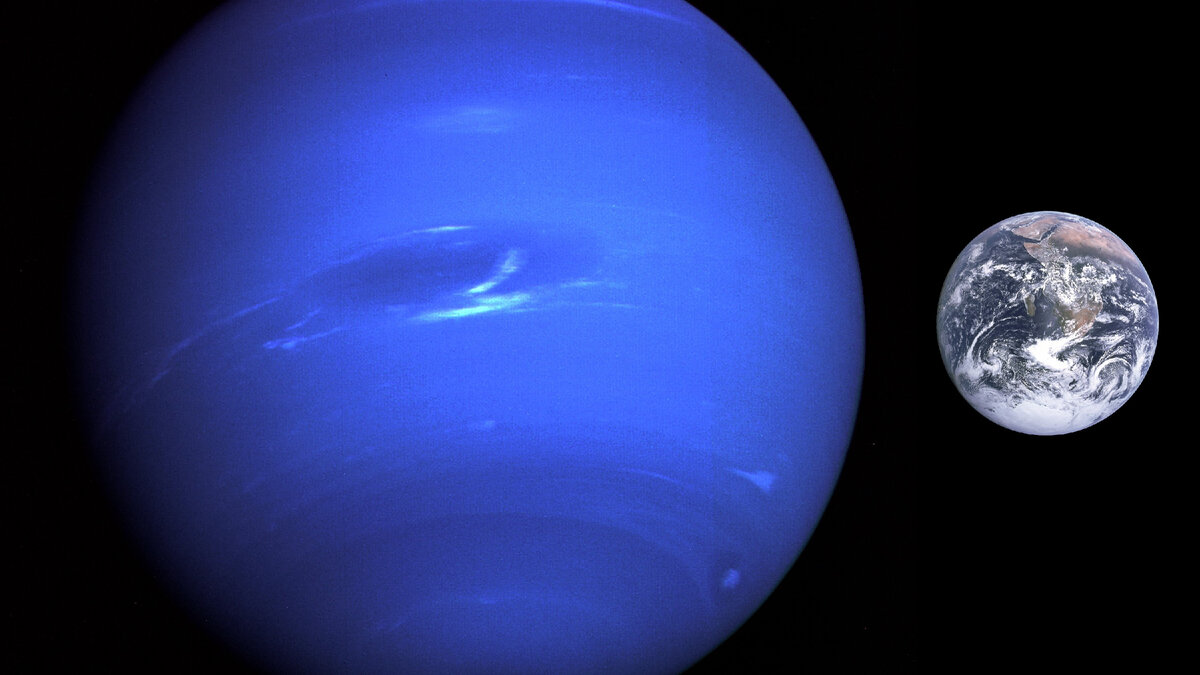 Планета Нептун. NASA. Фото в свободном доступе