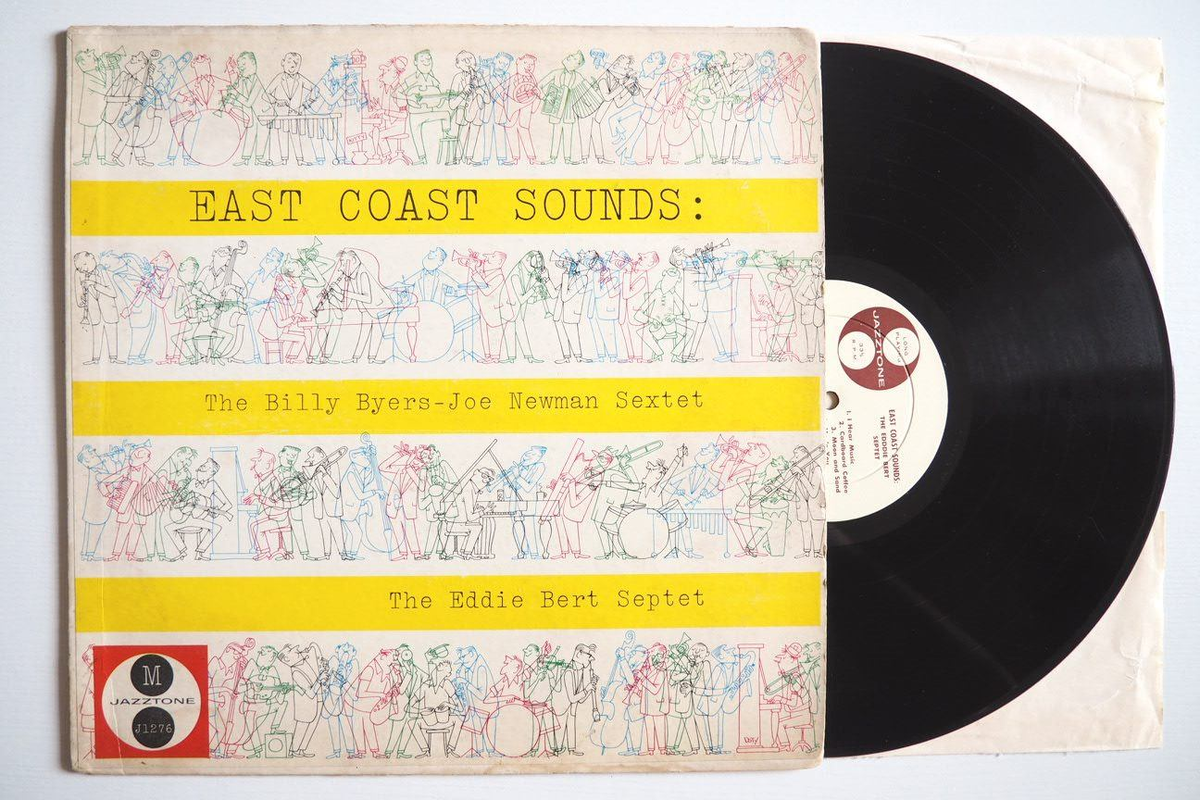 Сборник с двух пластинок Concert Hall 'East Coast Sounds', выпущенный на лейбле Jazztone в 1956 году