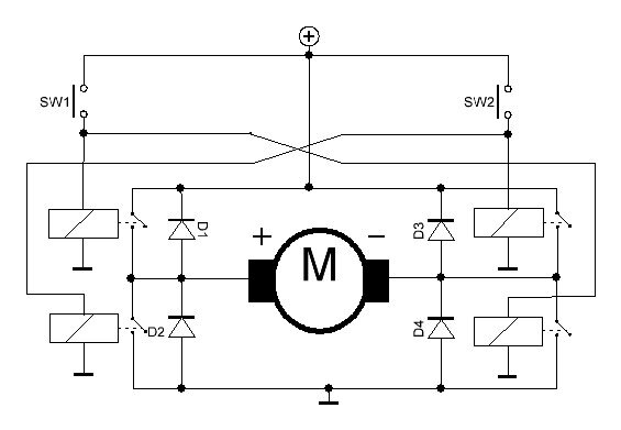 изменяемое направление вращения электромотора