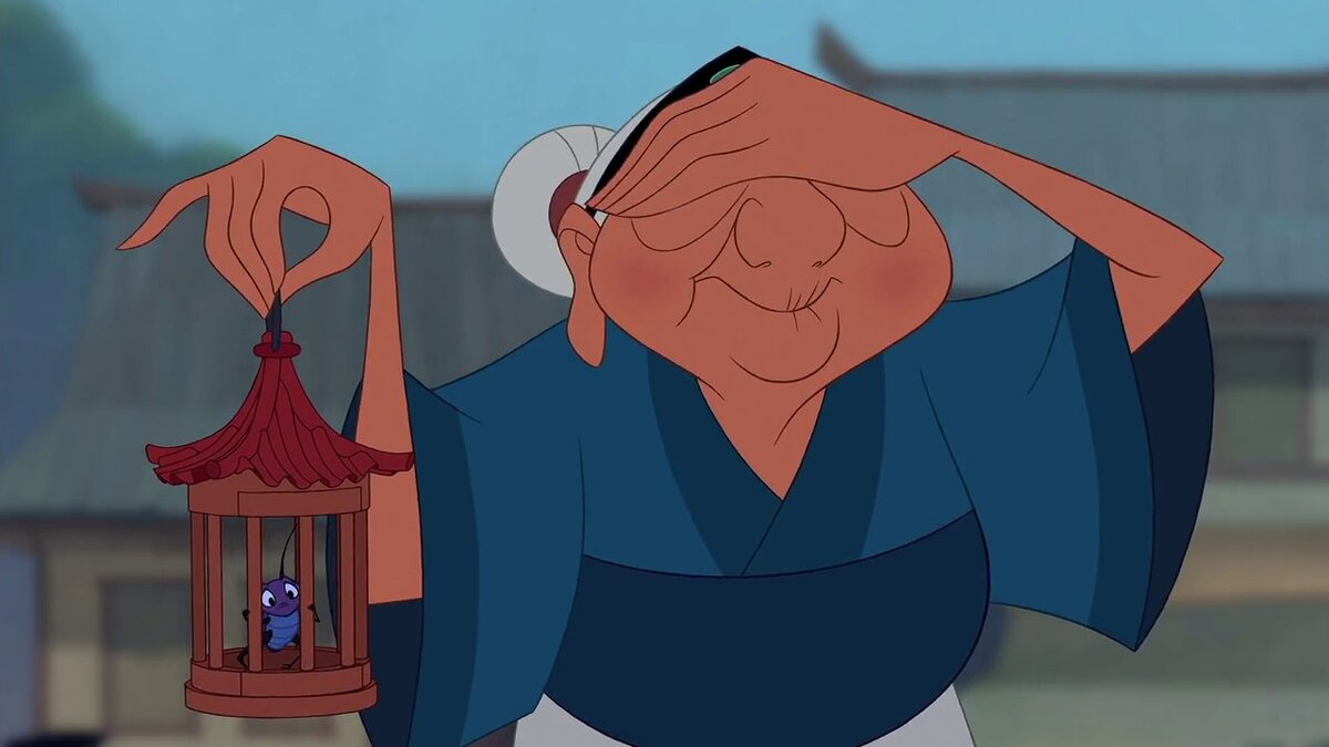 Кадр из мультфильма "Мулан"