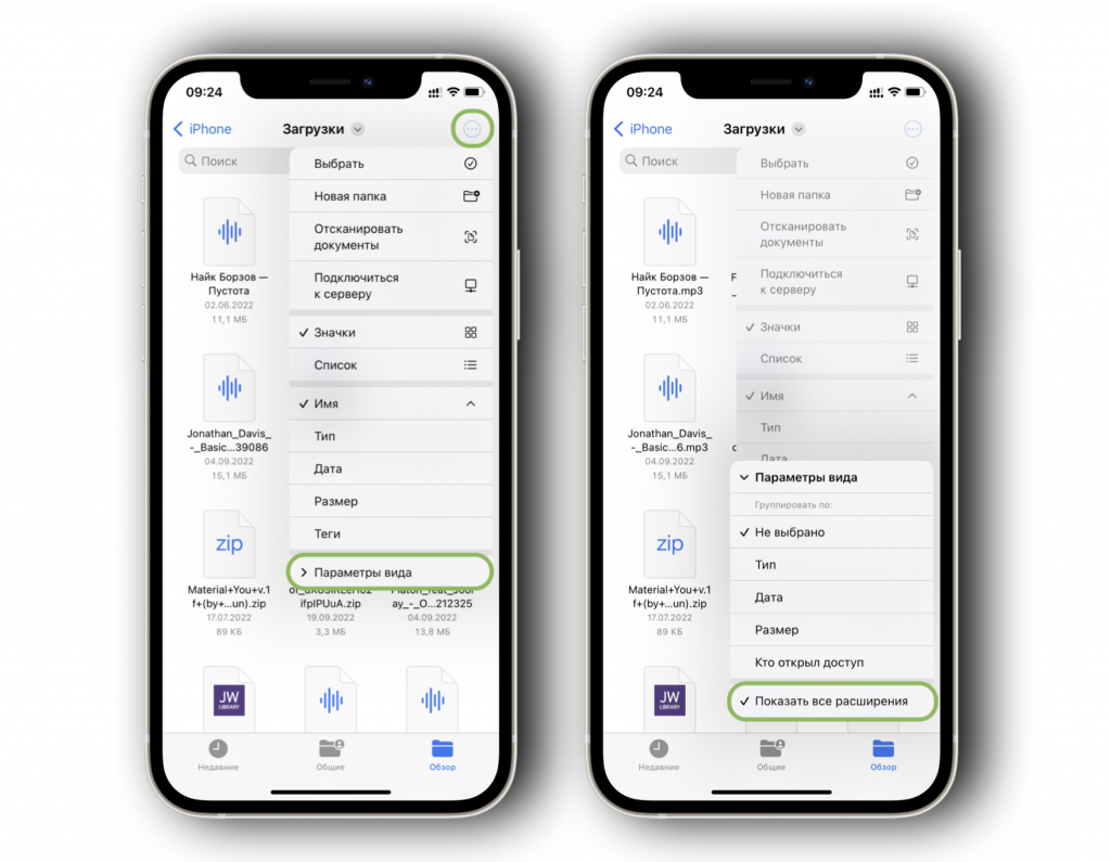 Как увидеть формат файла в приложении «Файлы» на iPhone и iPad | iGuides.ru  | Дзен