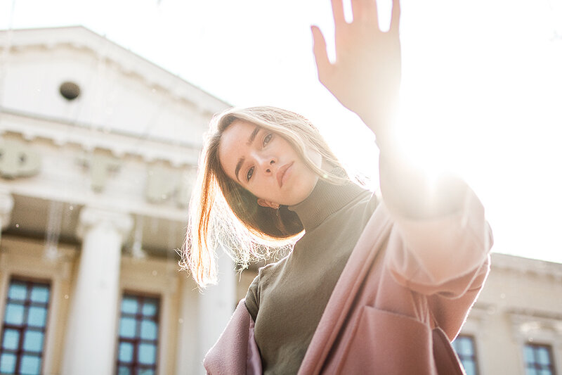 На фото: Алина Бахметьева, автор проекта