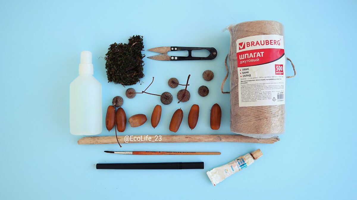 Поделки из осенних материалов