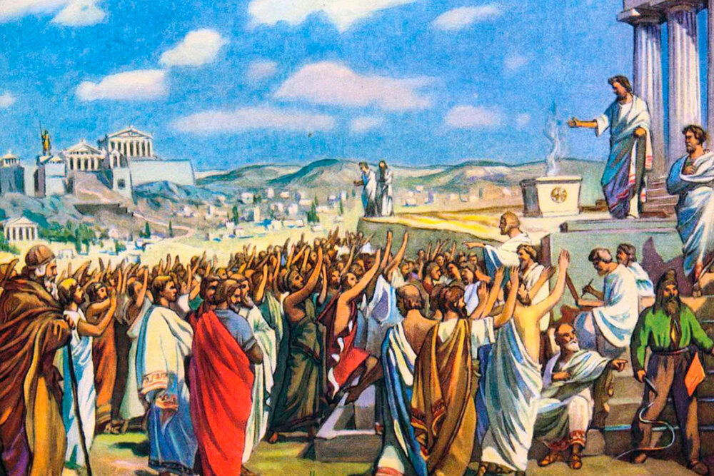 Так работало гражданское общество в античных Афинах