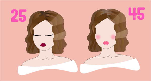 Иллюстрация: макияж для разных возрастов