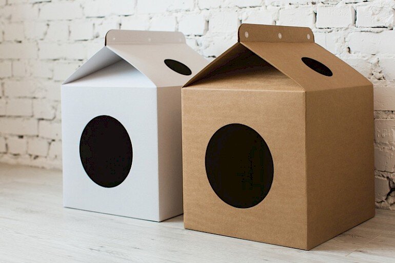 Идея упаковки – Тематический картонный домик для кошки StarWars Imperial Stormtrooper