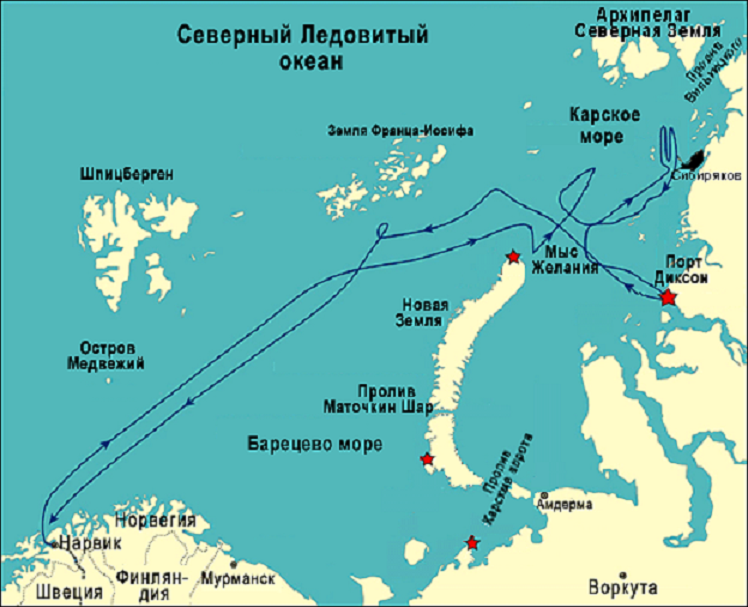 Карский остров на карте. Вундерланд операция 1942. Порт Диксон путь морской. Адмирал Шеер Диксон бой. Диксон на карте.