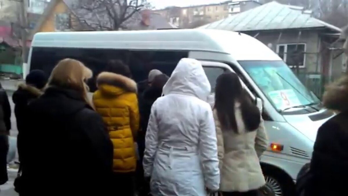 Обычная маршрутка.