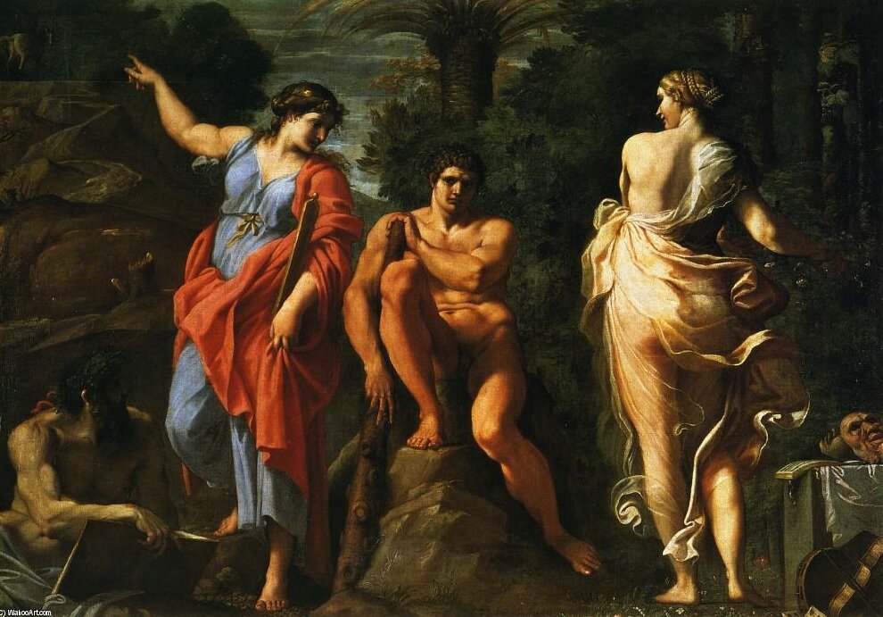 Аннибале Карраччи "Геркулес на распутье"