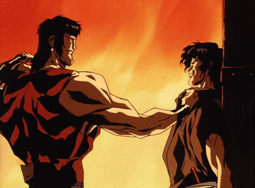 Дзюбэй нарезает главаря, но все зря