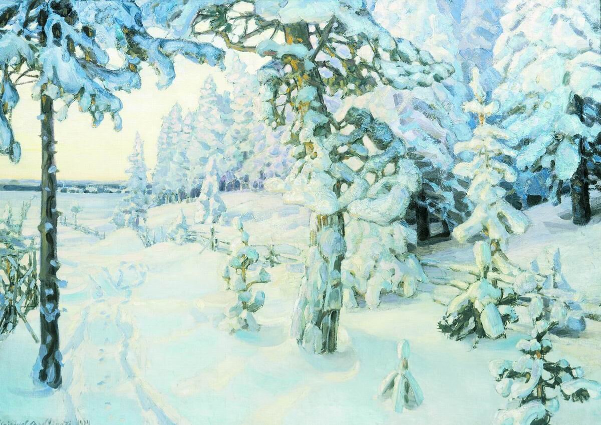 Аполлинарий Васнецов. Зимний сон. 1908-1914. Частная коллекция