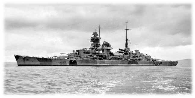 Тяжёлый крейсер "Admiral Hipper".