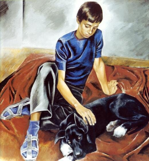 Репродукция картины Е. Н. Широкова "Друзья" (1979 г.)