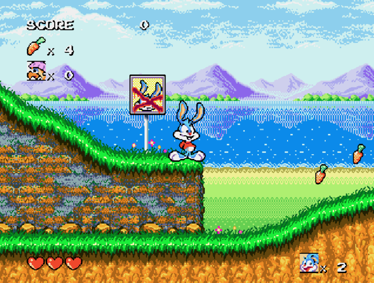 Полная карта tiny toon sega