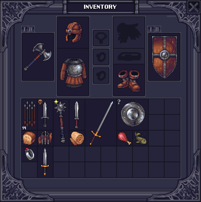 Инвентарь в StoneShard
