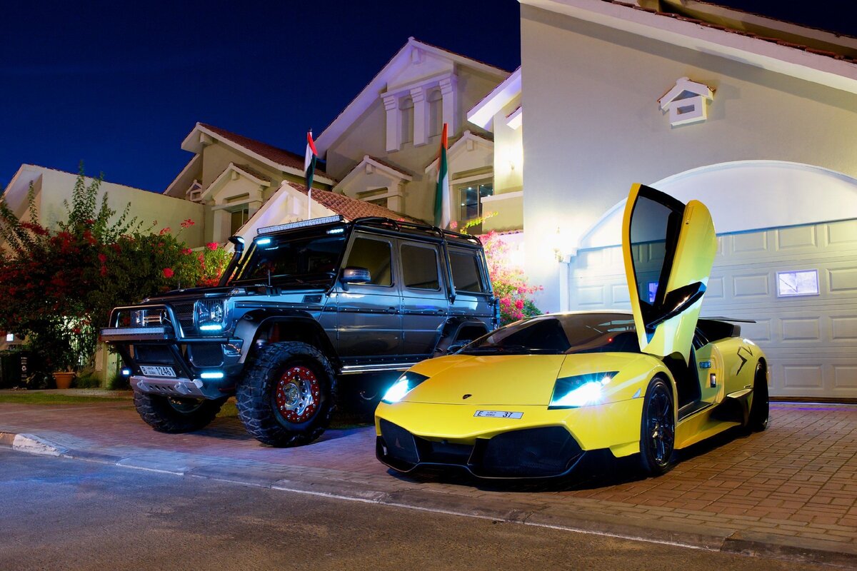Dubai Night 2021 Lamborghini