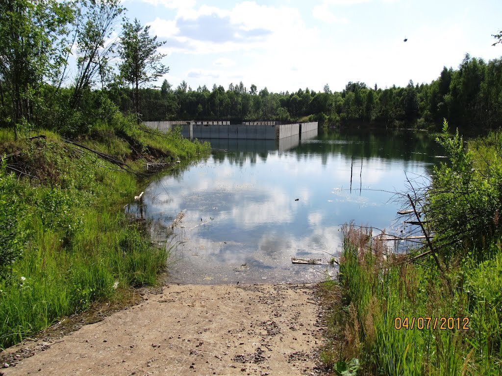 Затопленный бункер дер.Кучино Кимрский р-н. Тверская область.