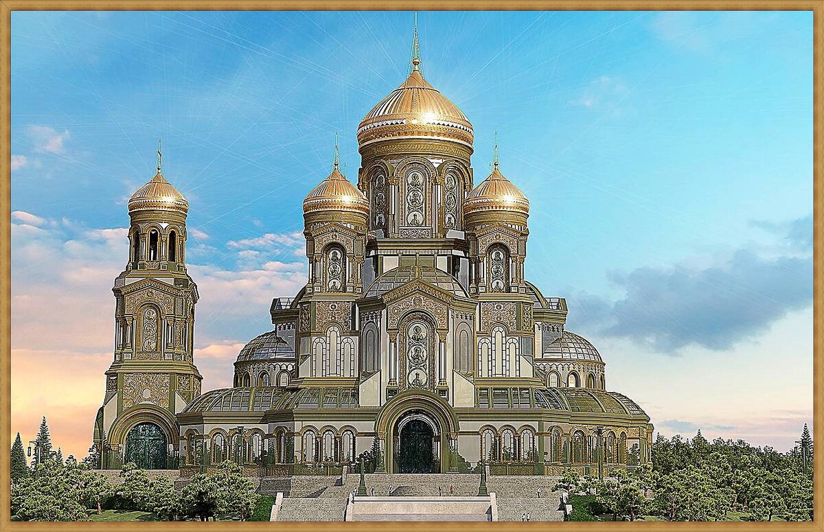 Храм Воскресения Христова - главный храм Вооружённых сил России