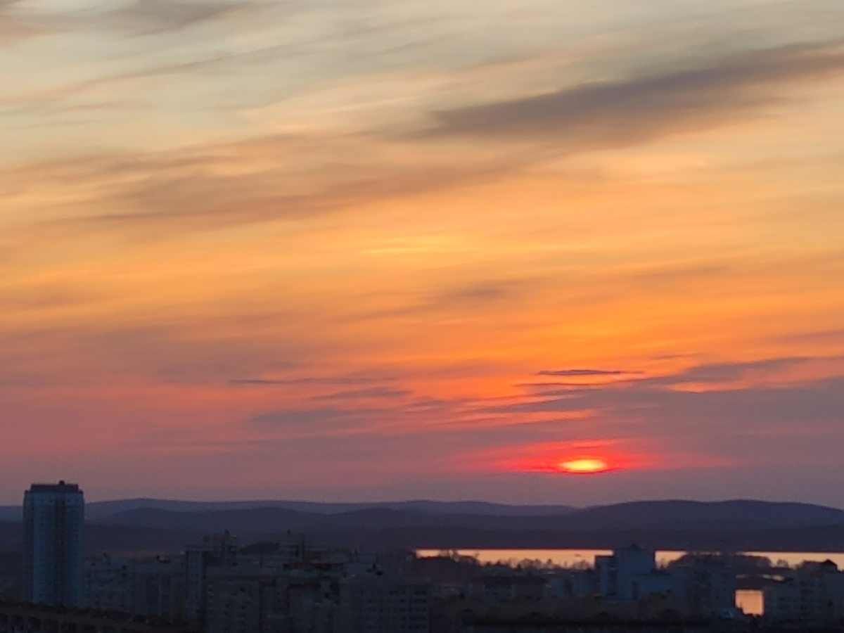 Екатеринбургский закат. Апрель 2020
