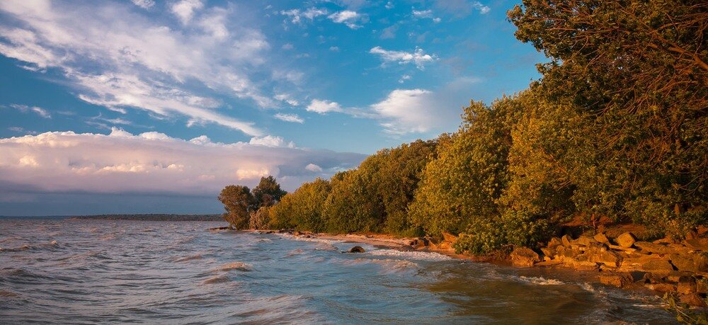 Красота! Каховское водохранилище. Фото из интернета