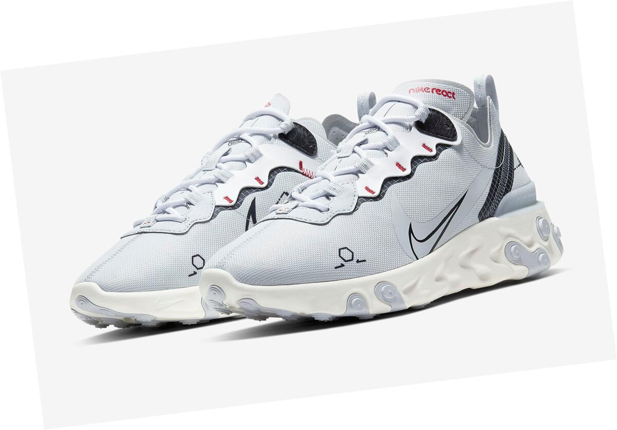 Nike react element 55 hot sale overbranded