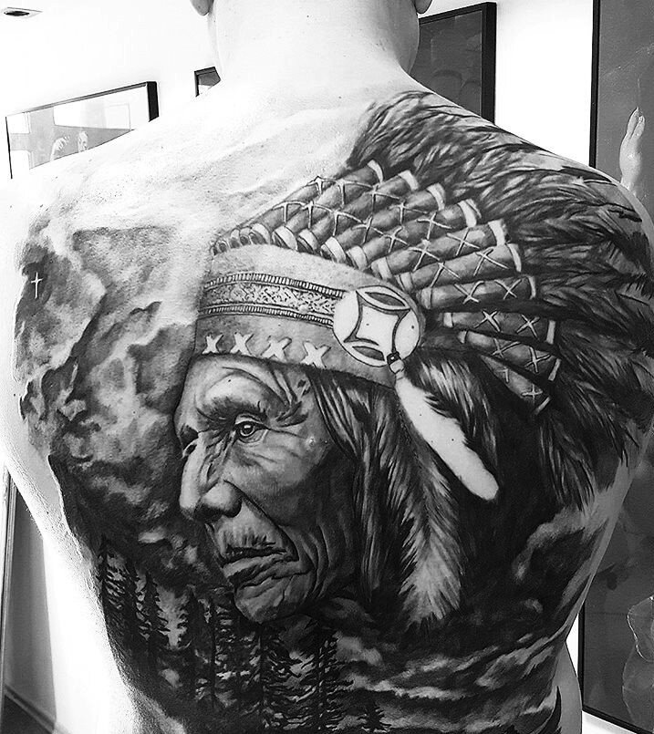 на тему индеецю