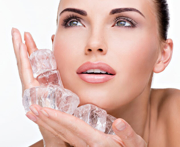 Лёд омолаживает ваши клетки кожи