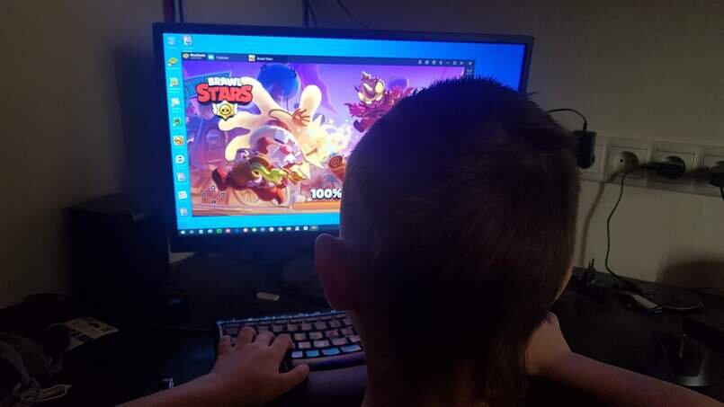 Сын играет в онлайн игру