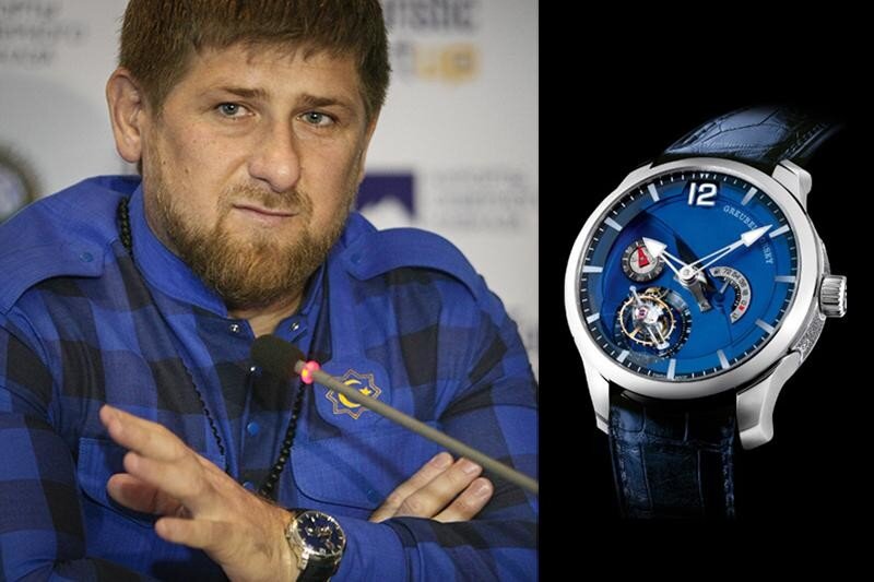 Часы  Рамзана Кадырова за 415000 евро. 