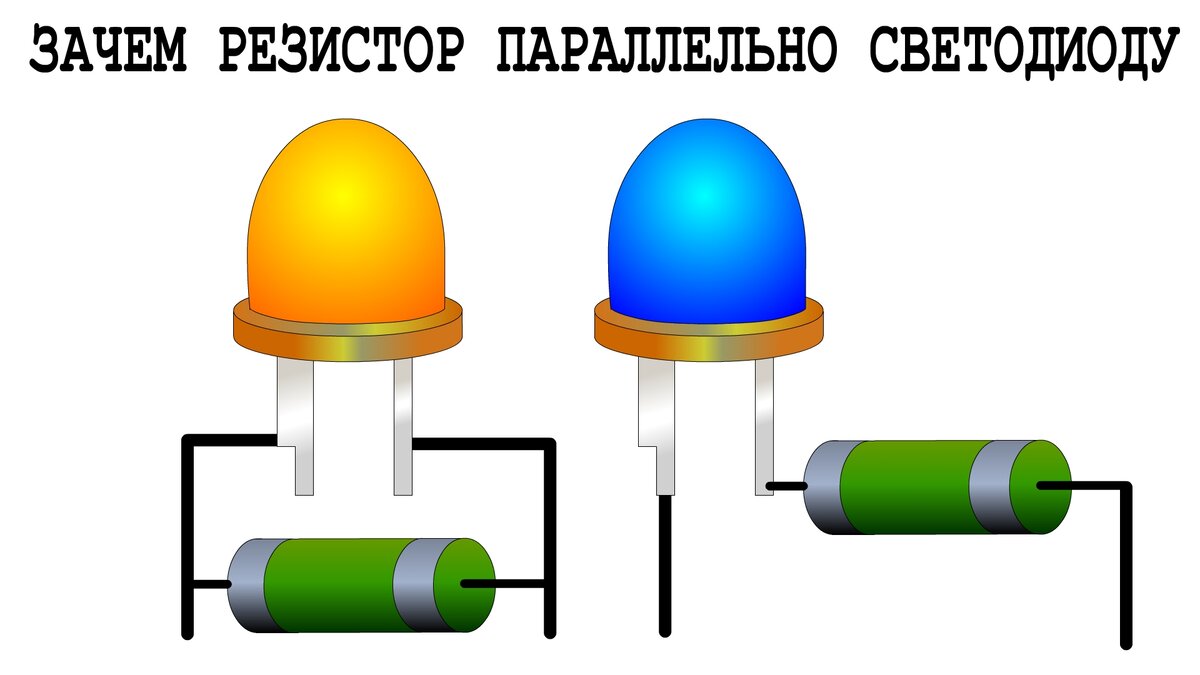 Как рассчитать ограничивающий резистор для светодиода?