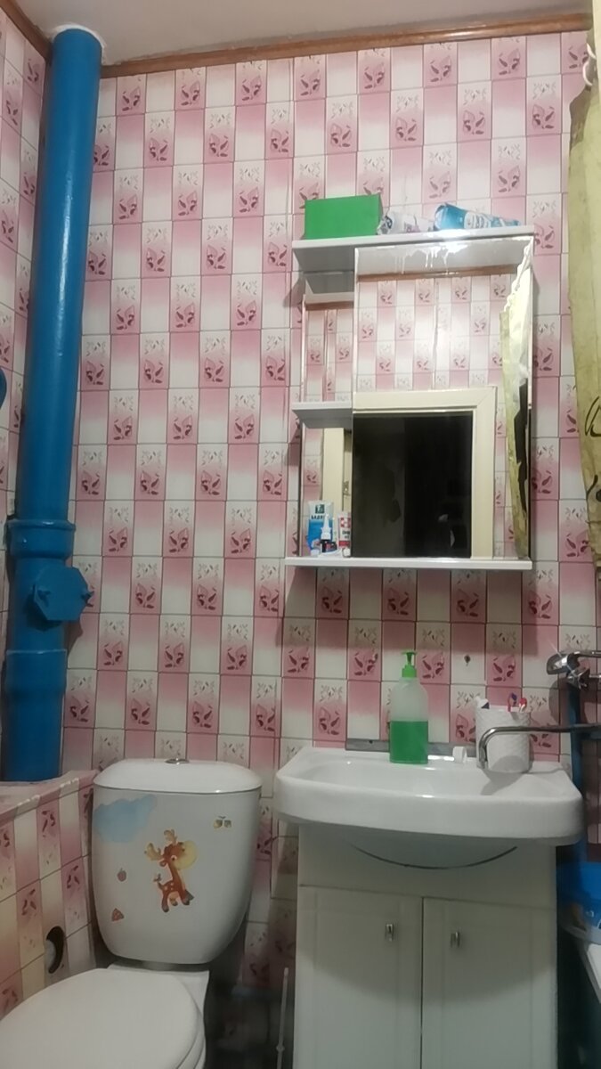 Вот так сейчас выглядит ванная комната в моей квартире 