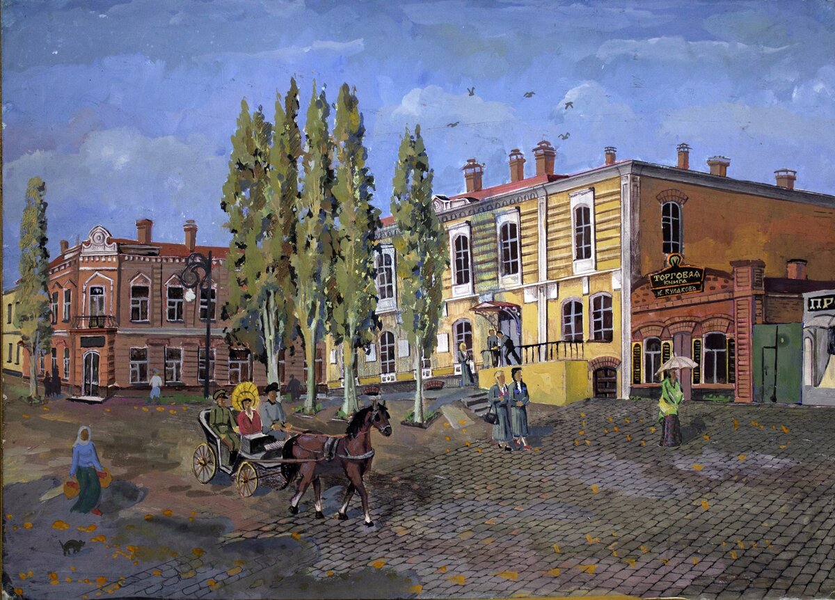 Художник В. Попов. Донецкое окружное училище. Масло. 2019 г. 