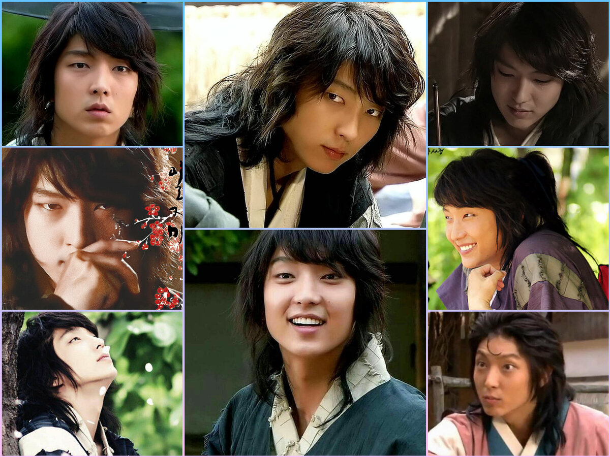 Иль Чжи Мэ - коллаж кадров из дорамы - образы Ли Джун Ги 