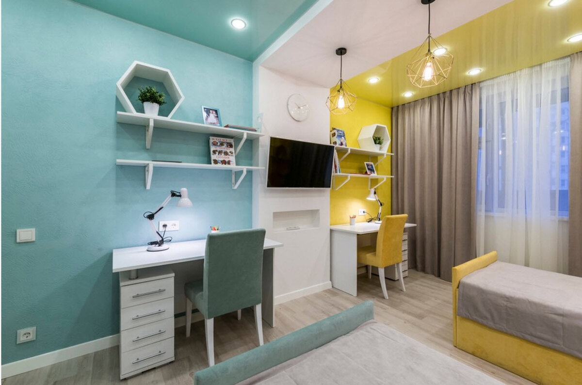 Как визуально разделить комнату для детей? Фото: Яндекс картинки