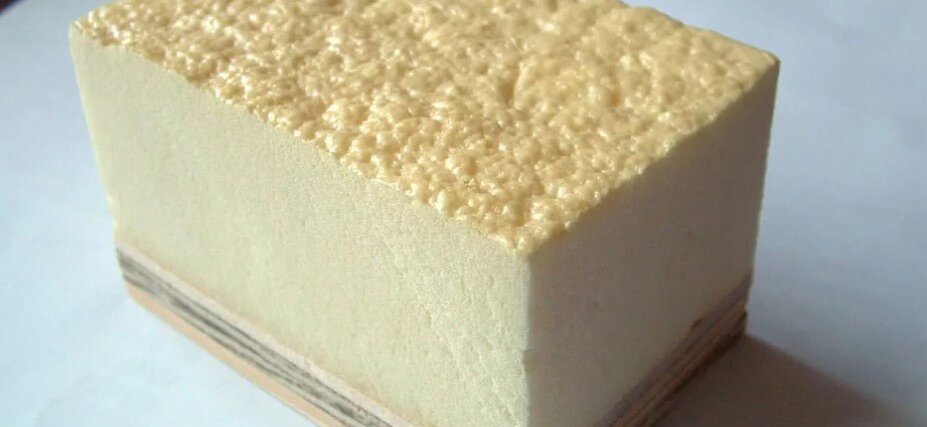Вот так выглядит обычный вспененный пенополиуретан