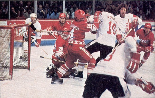 Изображение с Яндекс. Картинки (момент великого "ледового" противостояния СССР и Канады)