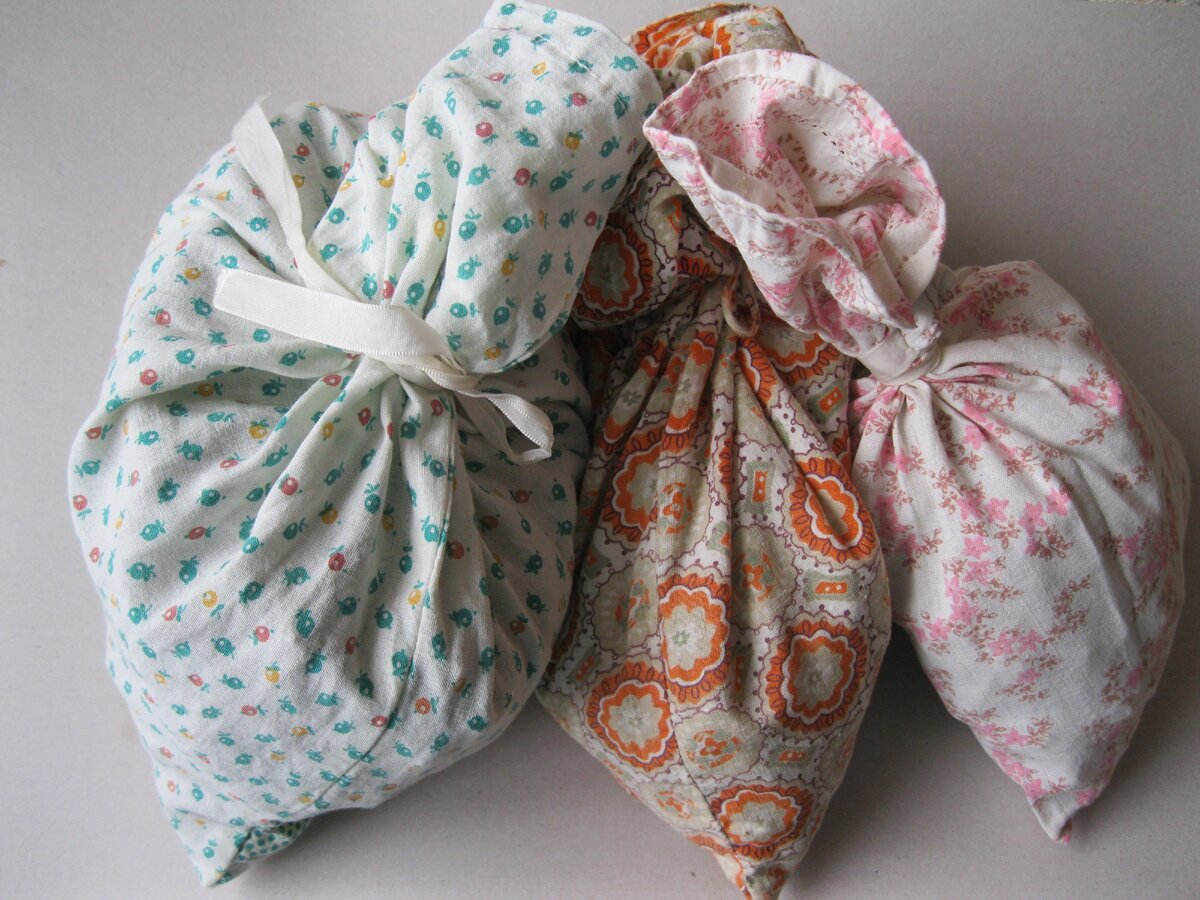 Хлопчатобумажные мешочки в доме пользуются спросом.