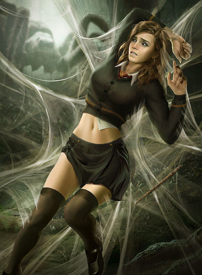 Гермиона попалась в паутину