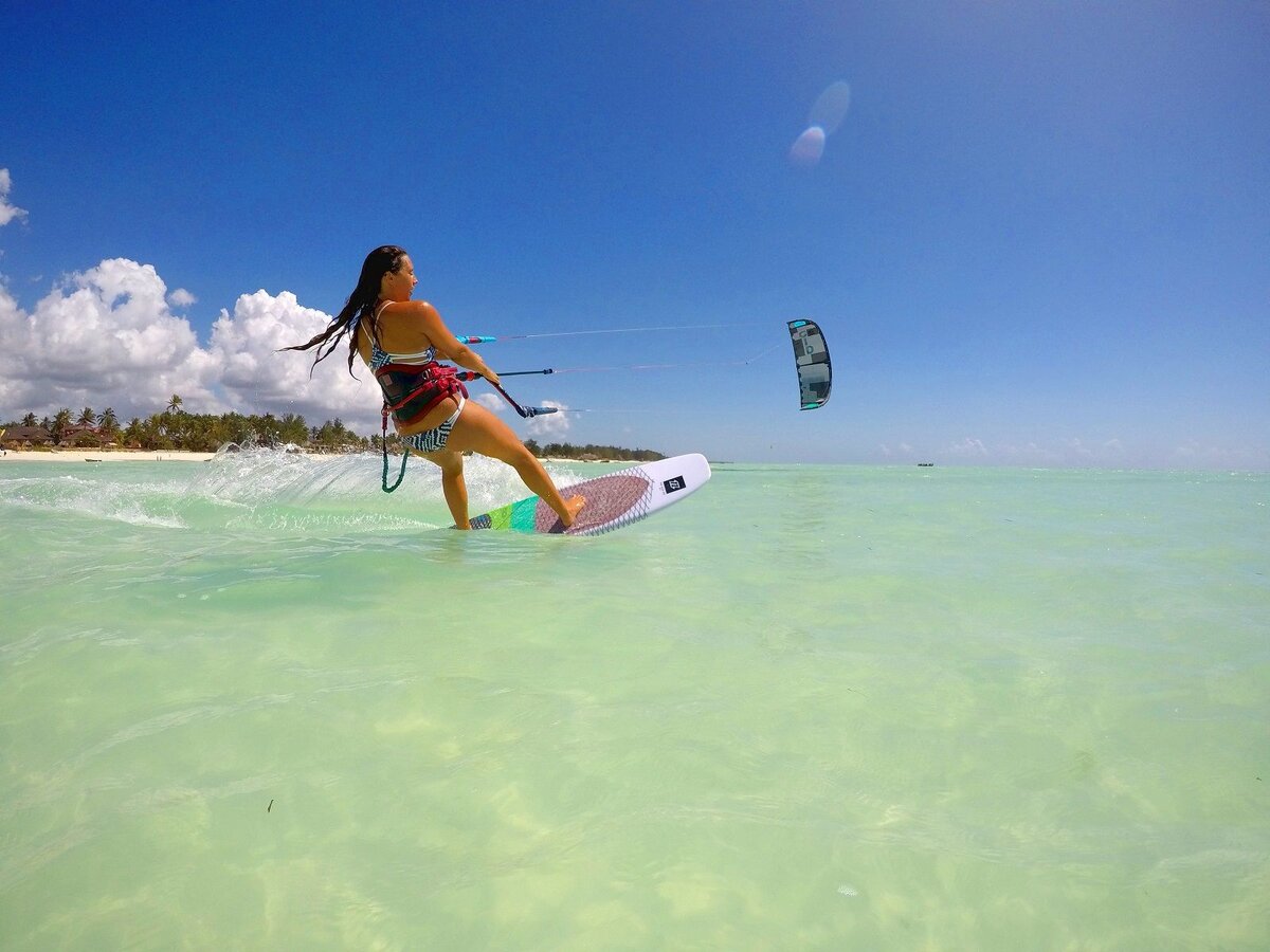 Kitesurfing Занзибар