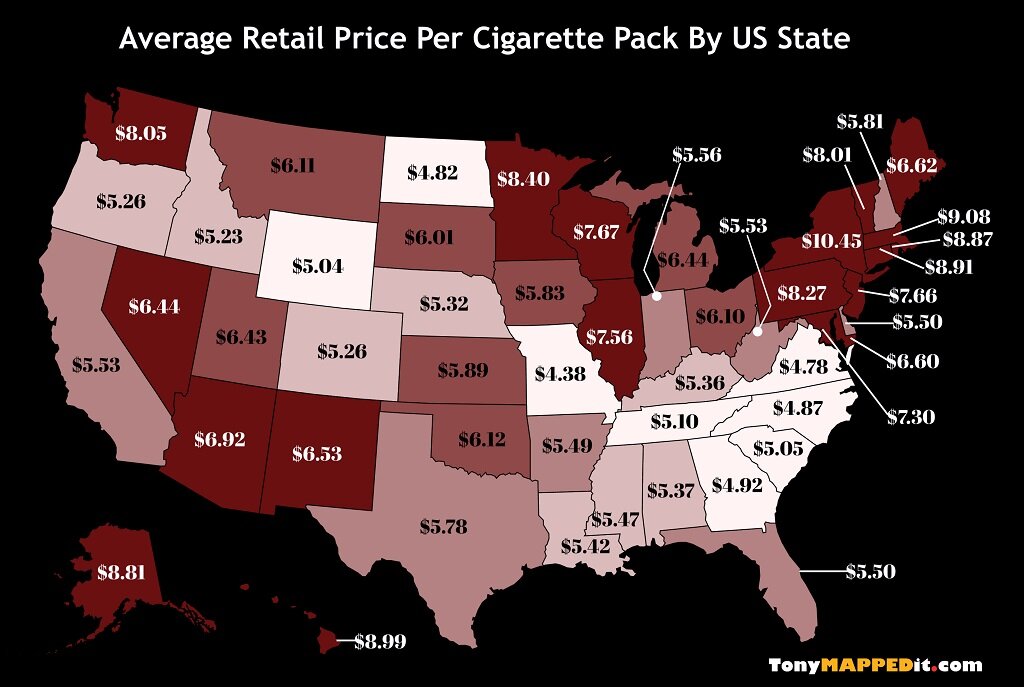 Месяца в америке. Cigarettes Prices by State in USA. How much cigarettes cost in the us. Cigarette Prices Europe Map.